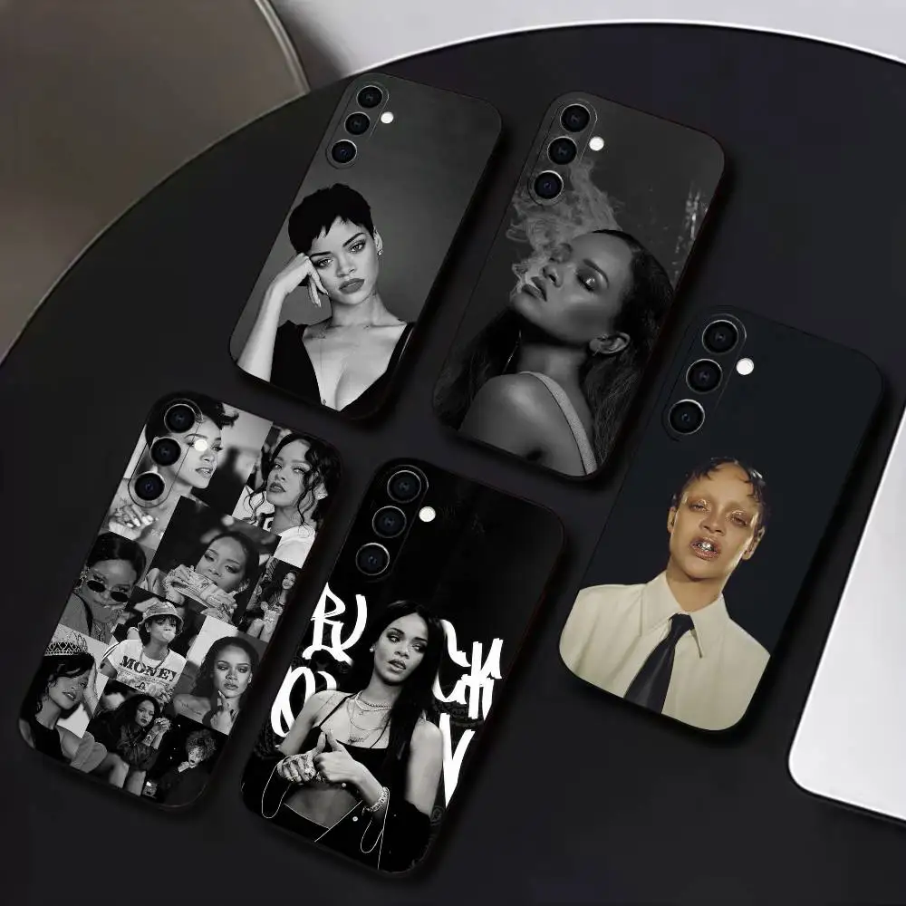 

R-Rihanna Phone Case Silicone Soft For Samsung Galaxy A73,A72,A71,A70,A53,A52,A51