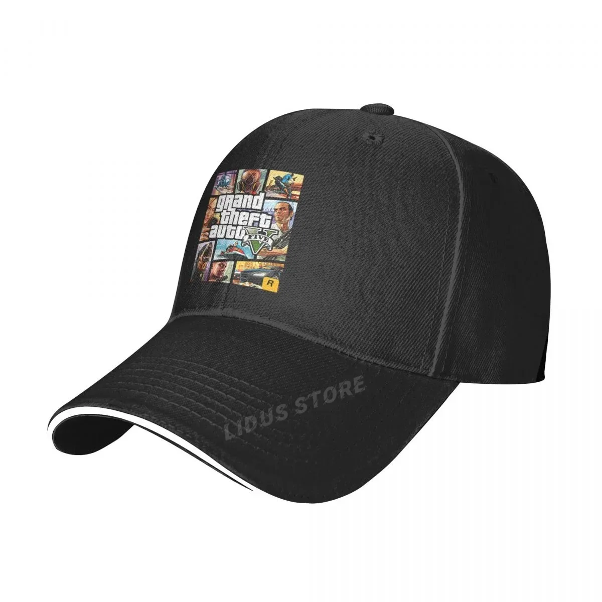 Marka modowa Gra Gta 5 Czapka Mężczyźni 100% bawełna Czapki z daszkiem Cosplay Mężczyźni Kobiety Hip Hop Snapback Hat Regulowana kość