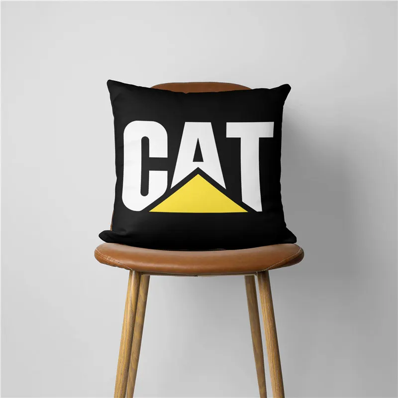 Caterpillar Engineering Machine Pillowcase, Car Pillow Case, Chris Cover, Sofa Chair Cushions, 242