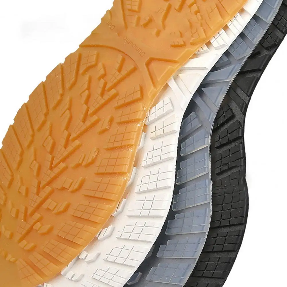Non-slip Rubber Shoe Out Sole 1 Pair Rubber Shoe Outsoles Wear Resistant Non-slip Sole Replacements Thick Durable Shoe Soles
