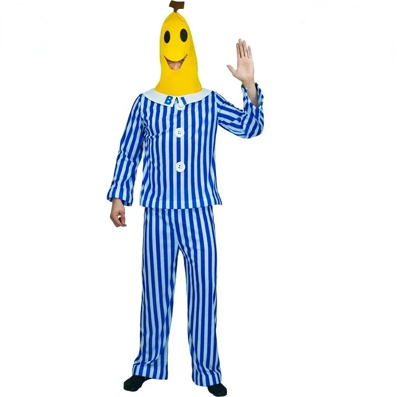 Cosplay Bananas in Pyjamas Funny Costume Sets TV Show Halloween Carnival Fancy Dress Up Outfits Party Disfraz Hombre Stage