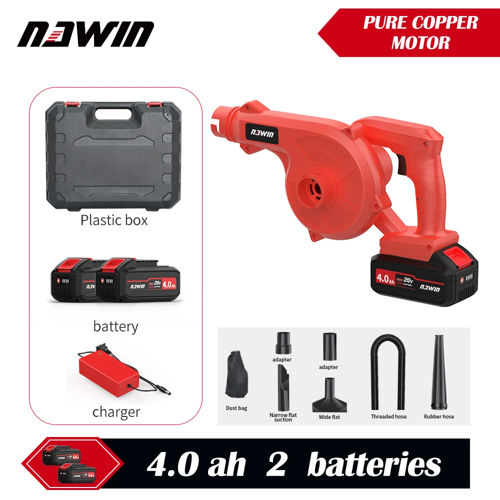 NAWIN Беспроводные садовые инструменты «сделай сам», 21 В, высокая емкость, литиевая батарея, пылесос, компьютер, автомобильная тряпка