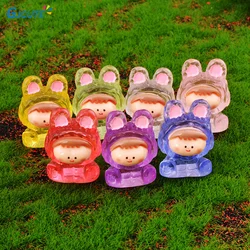 High Quality 5pcs/lot Colorful Rabbit Series Blind Box Figure Desktop Ornament Girl Gift Toys Guess Bag