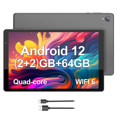 Android tablet, 10-inch large screen, quad-core processor, 4(2+2) GB RAM, 32GB ROM, 1280 * 800 HD IPS screen, 6000mAh battery
