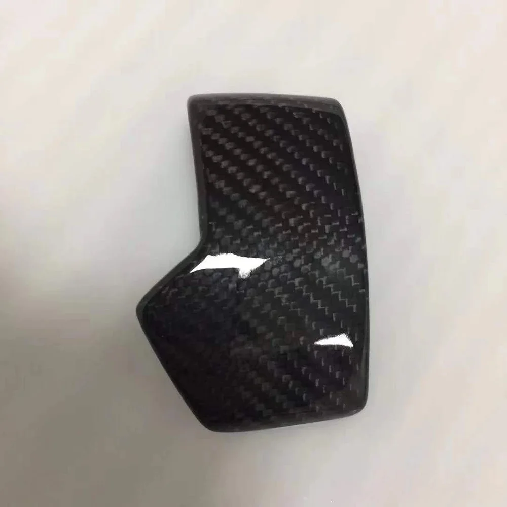 For VOLKSWAGEN VW LHD Touareg 2019-2021 Interior Parts Real Carbon Fiber Gear Shift Knob Central Control Panel Car Accessories