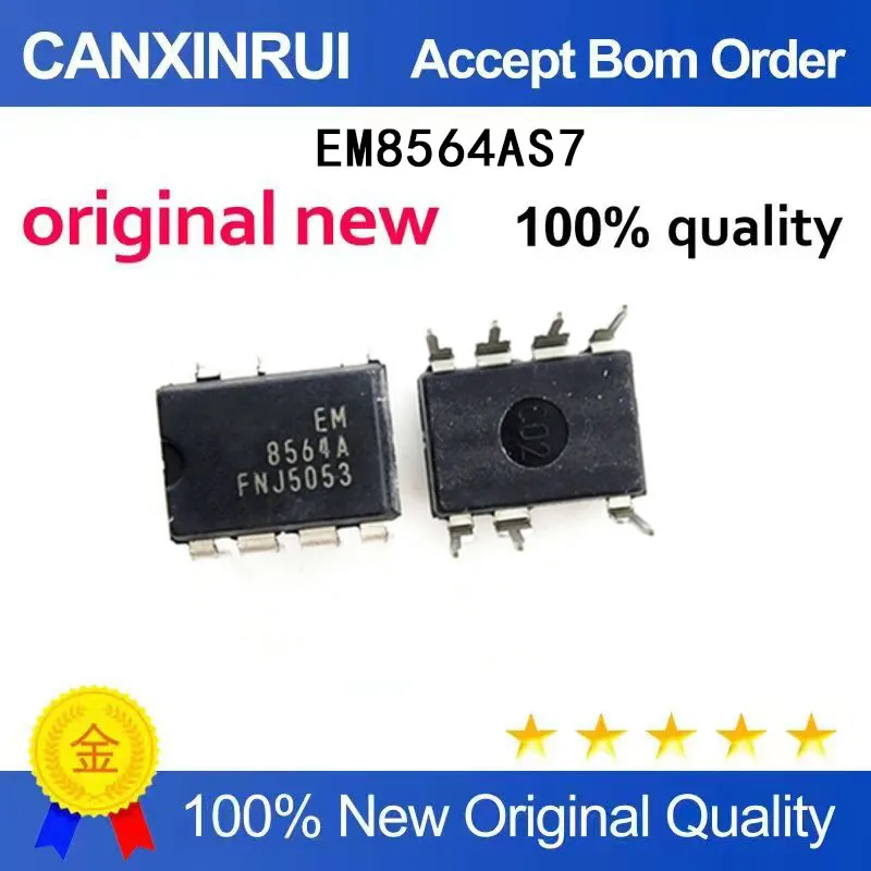 

(5-100 Pieces) Brand new original EM8564AS7 8564A DIP-7 spot chip IC