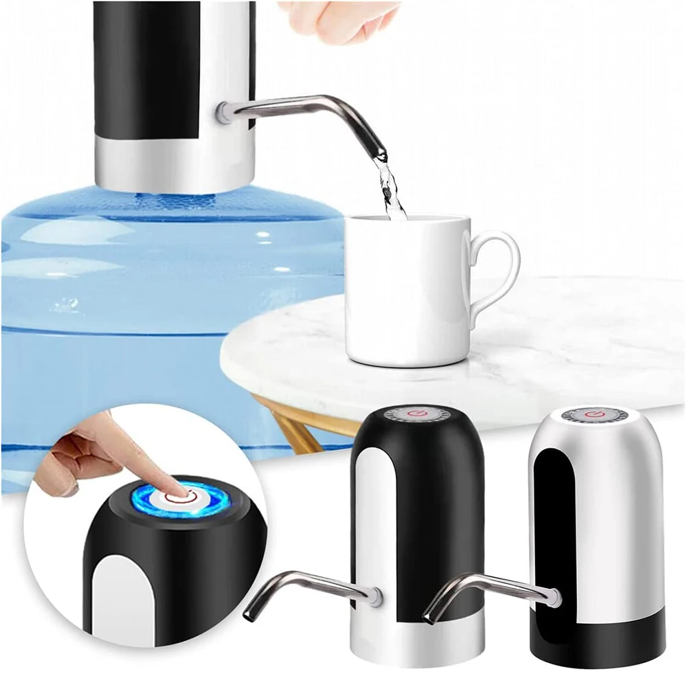 Electric Water Dispenser USB Rechaegeable Automatic Water Pump One Click Auto Switch Drinking Dispenser for Home Office