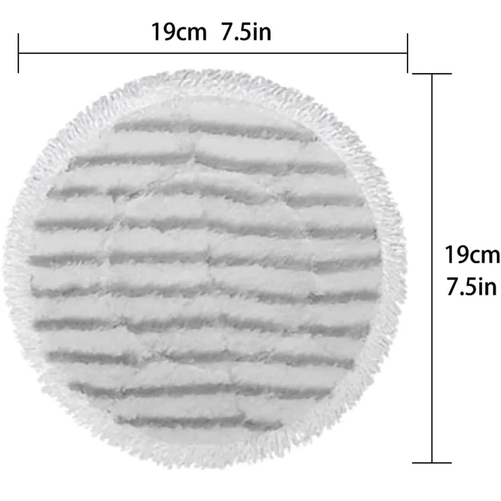 Shark S7000AMZ S7001 S7001TGT S7000 시리즈, 스팀 및 스크럽 올인원 하드 바닥 스팀 걸레용 교체용 스팀 걸레 패드 8개