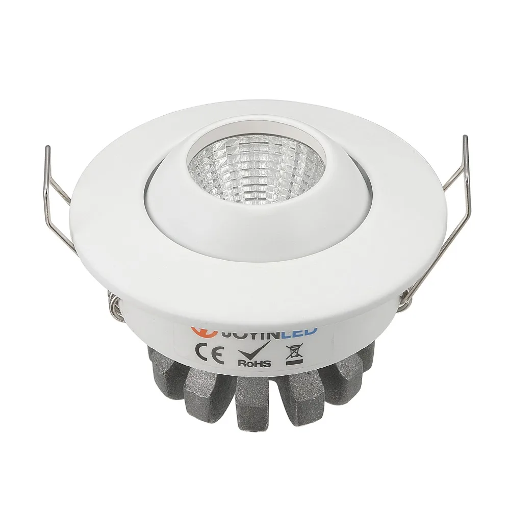 3W LED Spot Light New Design Adjustable Round/Square LED Downlight COB LED Ceiling Recessed Lights Indoor Lighting AC110V 220V