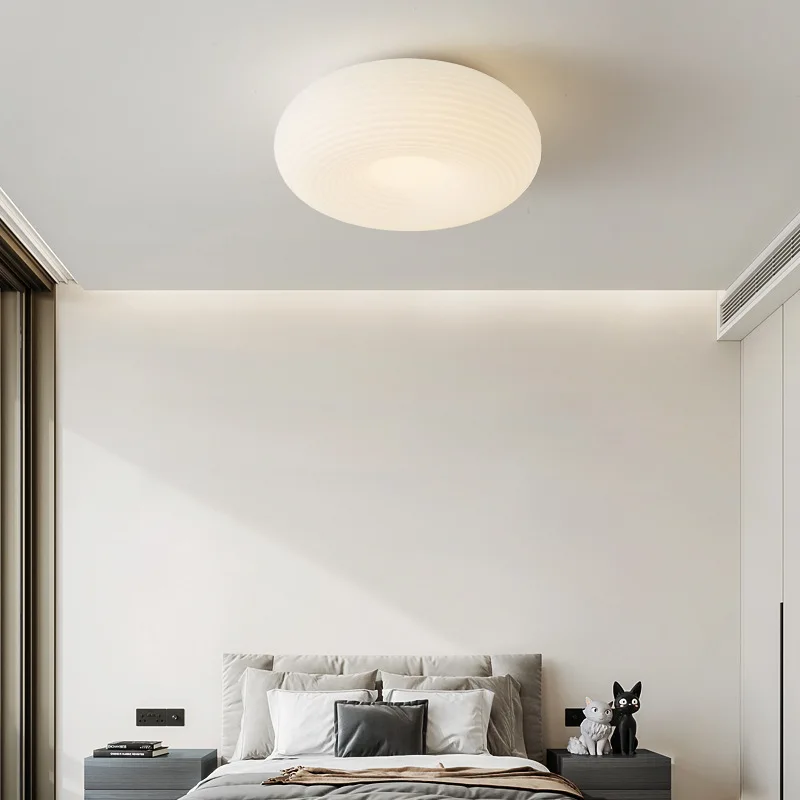 Eye friendly modern LED ceiling lamp all copper bedroom light children's room cream style creative pumpkin cloud lights
