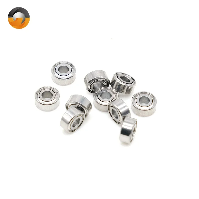 10Pcs Miniature Bearing 681XZZ 1.5x4x2mm ABEC-7 Metal Shield Ball Bearings Wheel Roller Toy Model