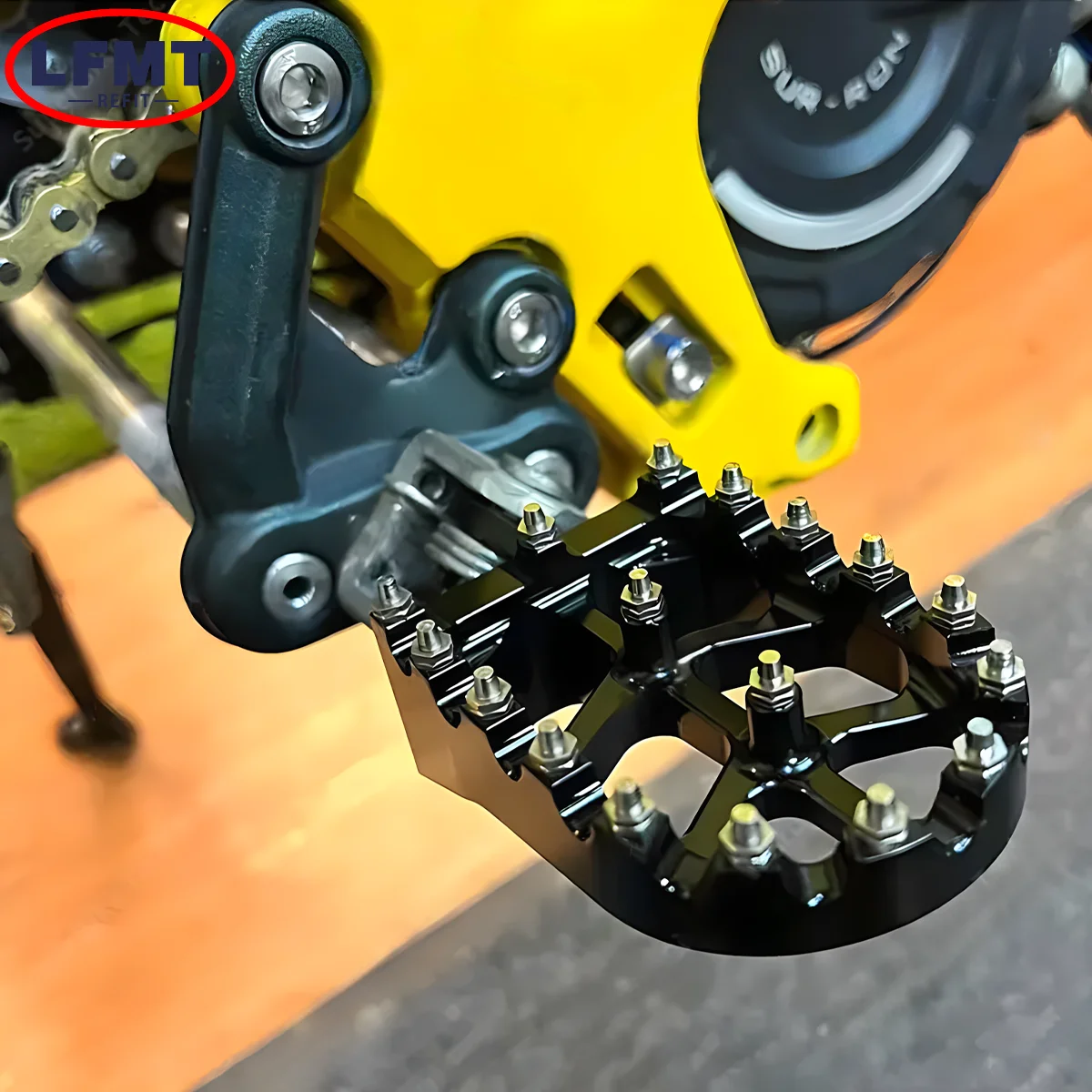 Motorcycle Footpegs Foot Pegs Rests Pedals For Sur-Ron Sur Ron Surron X S Light Bee Electric Footres Pedals Off-Road Accessories - Image 2