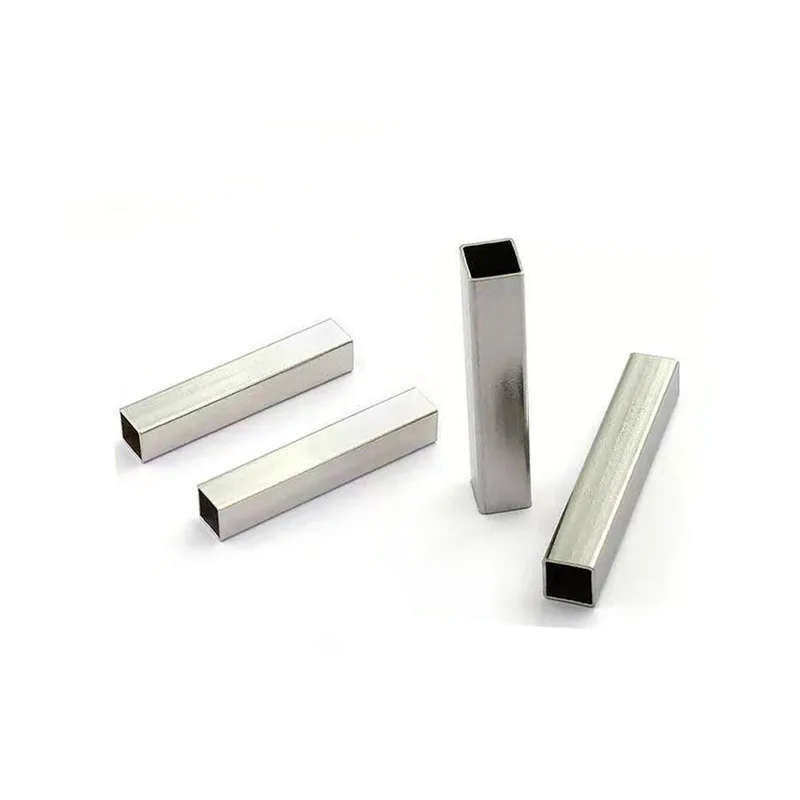 5pcs  Stainless steel hollow square straight pipe accessories diy accessories  necklace bracelet thick thin tube square tube