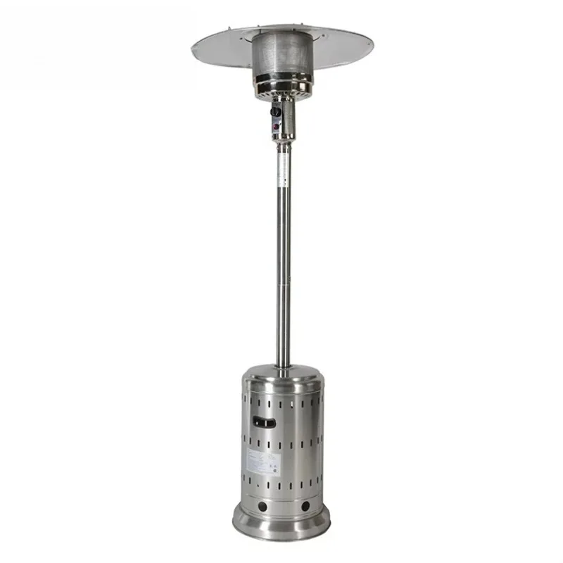 Freestanding stainless steel outdoor patio heater