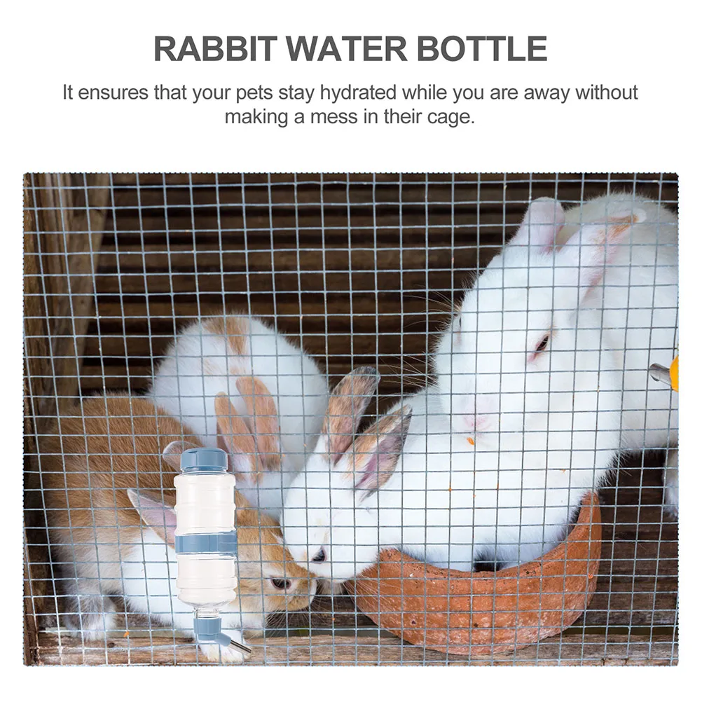 

Hanging Pet Water Dispenser Leakproof Design For Rabbit Hamster Guinea Pig Cage Small Animal Feeder Automatic Waterer