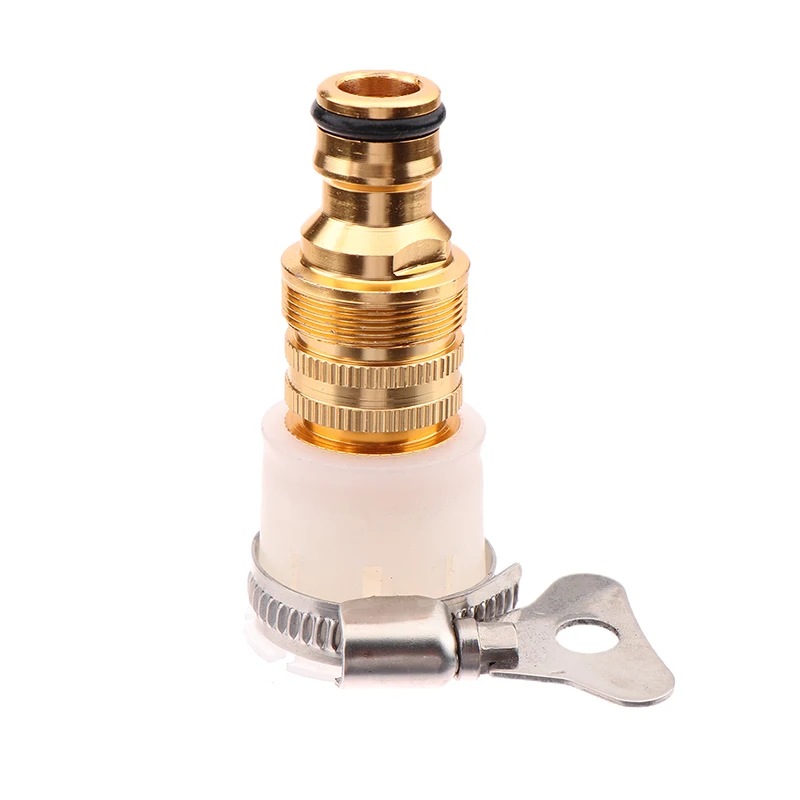 Mixer Tap Connectors To Garden Water Hose Pipe Fitting Faucet Adapter Alloy Plated Copper Universal Joint