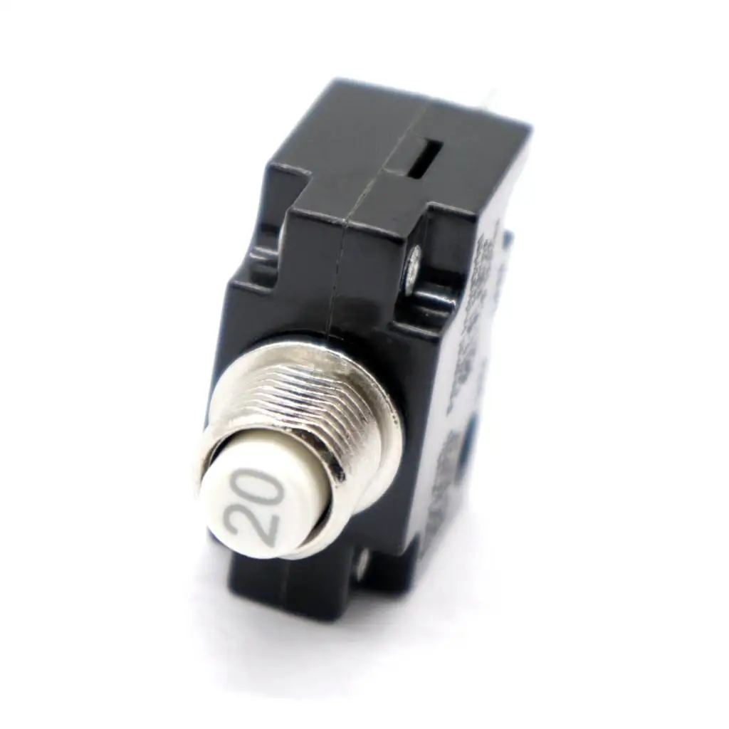 Overload Switch with Transparent Cap Manual Reset Circuit Breaker for Electrical Wood Wiring Protection
