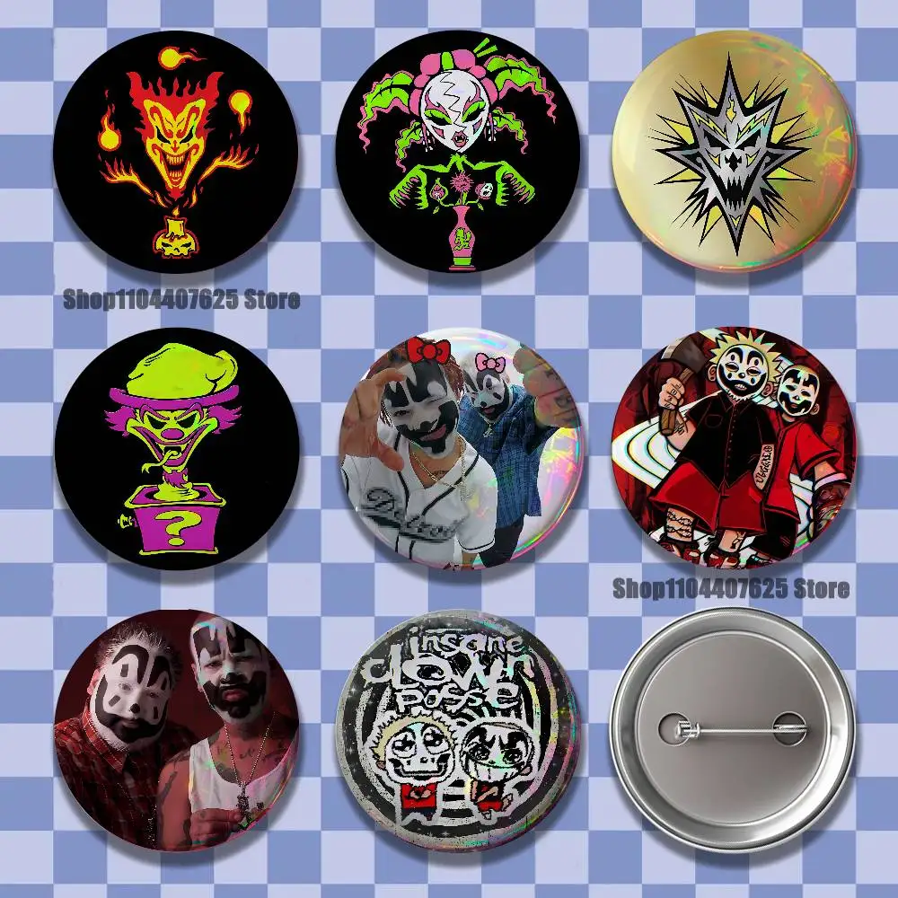 

I-Insane Clown Posse Cute Game Icons Pins Cartoon Character Enamel Brooch Backpack Clothing Badge Accessories Gifts