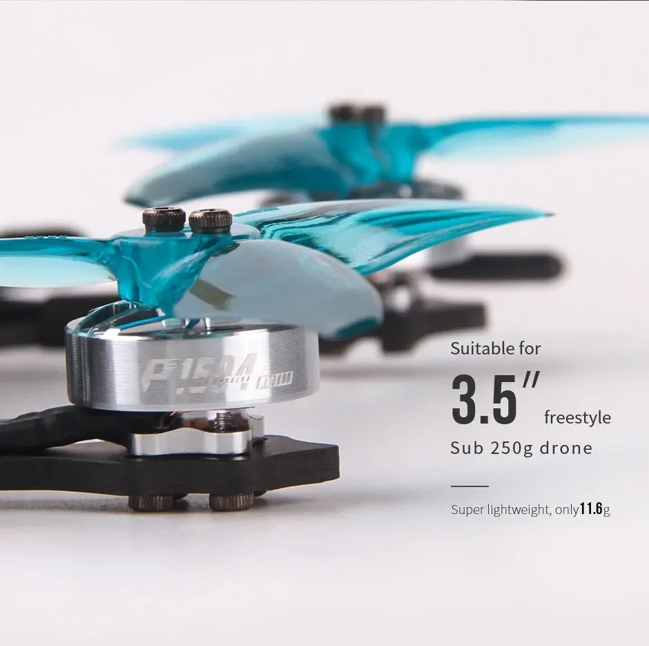 

4 Uds T-MOTOR P1604 KV2850 6S/KV3800 4S Motor sin escobillas eje de 1,5mm 9*9mm agujeros para RC FPV Freestyle 3,5 pulgadas Sub