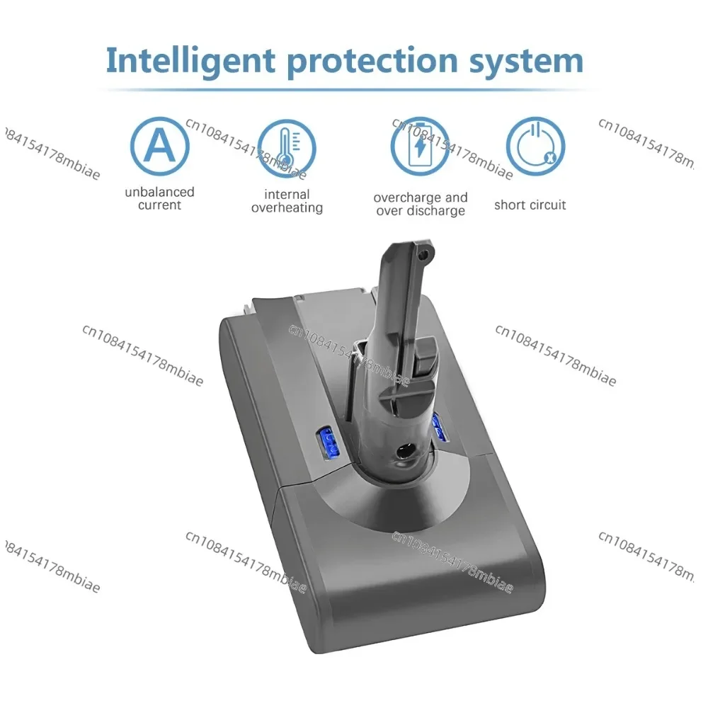 21.6V 6000mAh Li-Ion Rechargeable Battery for Dyson V8 Handheld Vacuum Cleaner