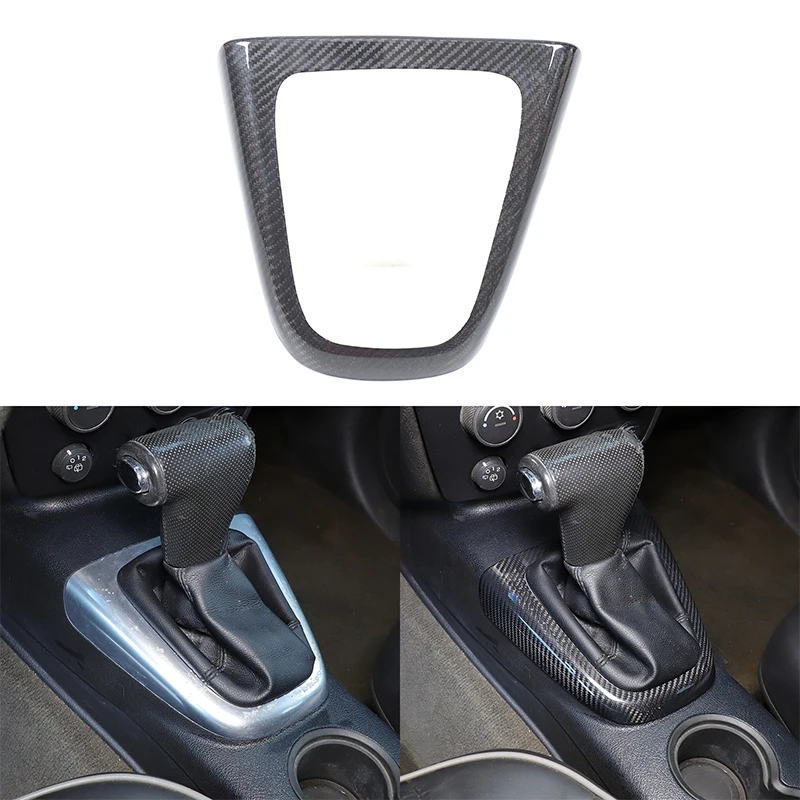 

For Hummer H3 2005-2009 Automotive Center Console Gear Decorative Frame Genuine Carbon Fiber Automotive Modification Accessories