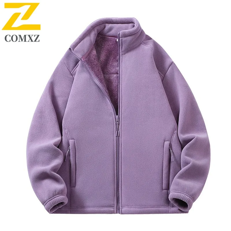 

COMXZ Brand Men Jacket Thickened Outdoor Work Windproof Motorcycle Coat 2025 Street Style Comfort Winter New Men Clothing