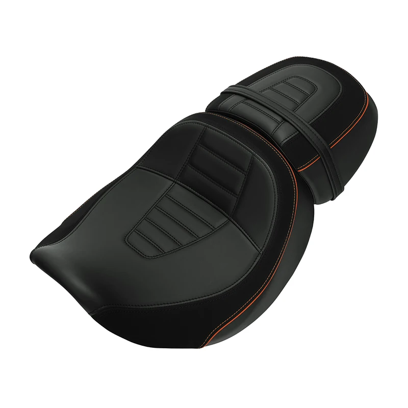 

Motorcycle Driver Passenger Seat For Harley CVO Street Glide Road Glide 2023-2025 Two-Up Seat