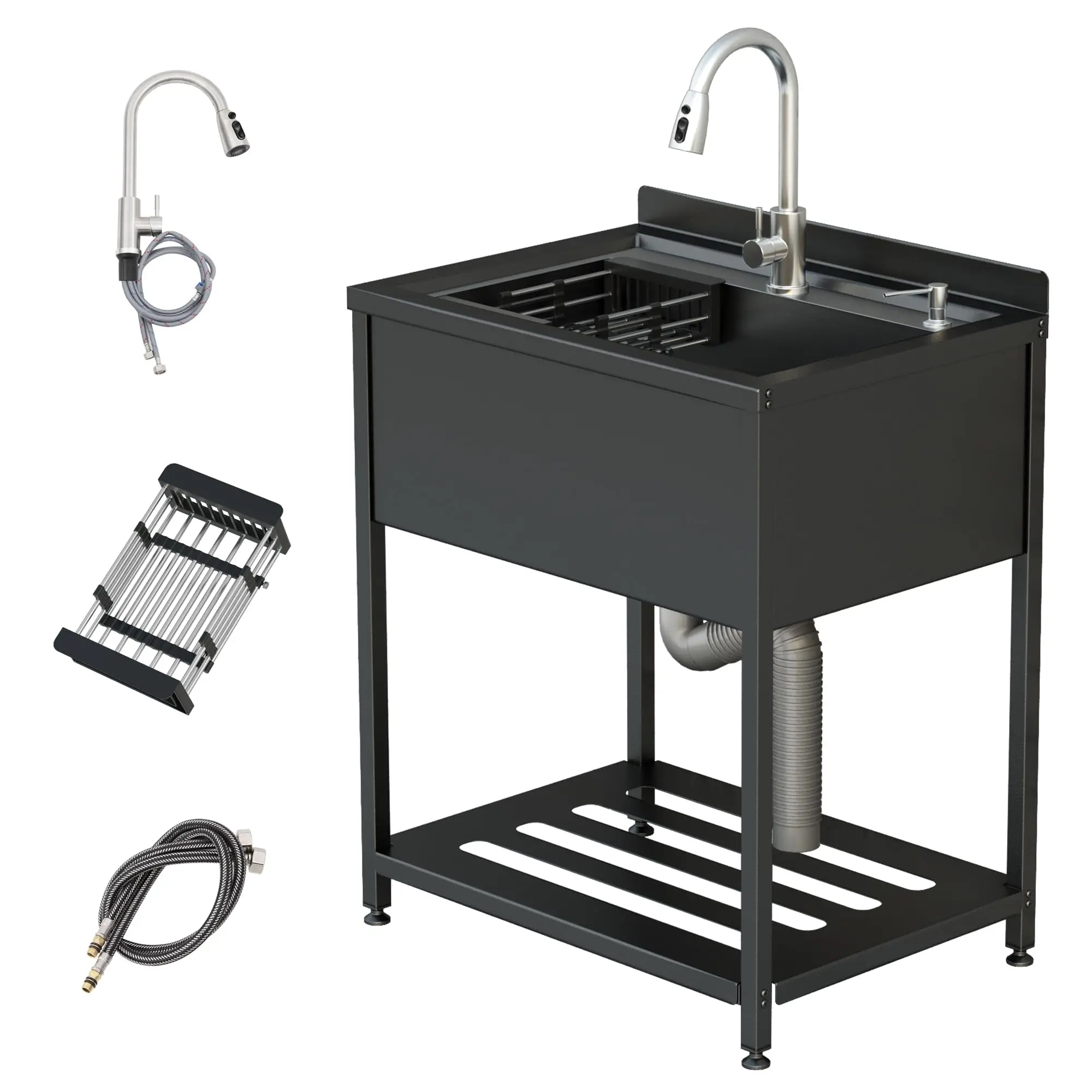 Stainless Steel Utility Sink, 30.8