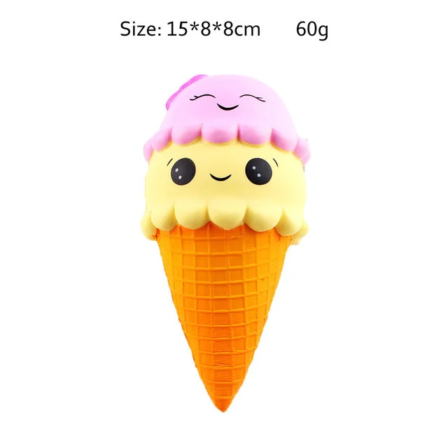 Jumbo Kawaii Squishy Spielzeuge Langsam Aufsteigende PU-Popcorn-Tiere Anti-Stress-Relief Squishies Spielzeug