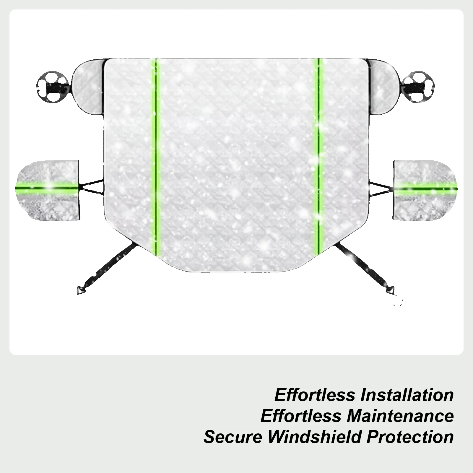 

Windshield Cover Car Windshield Snow Cover Winter Ice Sunshade Protector Anti-Fog Windscreen Sunshade For Vehicles SUVs