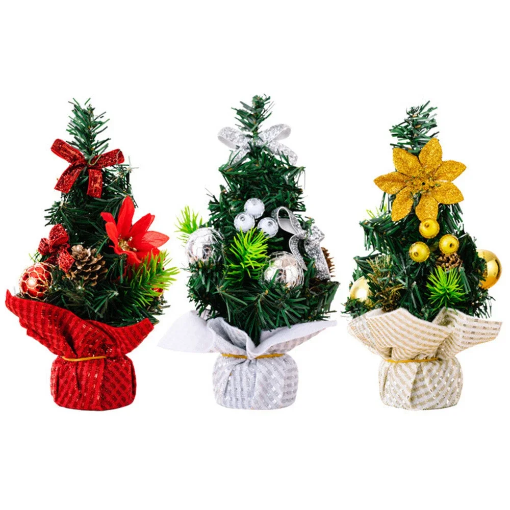 Tabletop Xmas Tree Rustic Christmas Tree Centerpiece Mini Christmas Tree Exquisite Small Desk Decor For Holiday Display Office