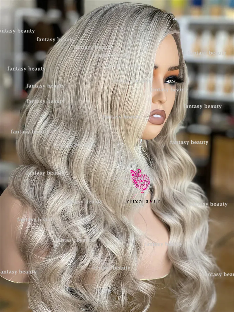 

Body wave wig 13x6 Transparent lace forehead Wig Women's Full Lace Wig Light blonde HD breathable Lace Wig Women's Long hair Wig