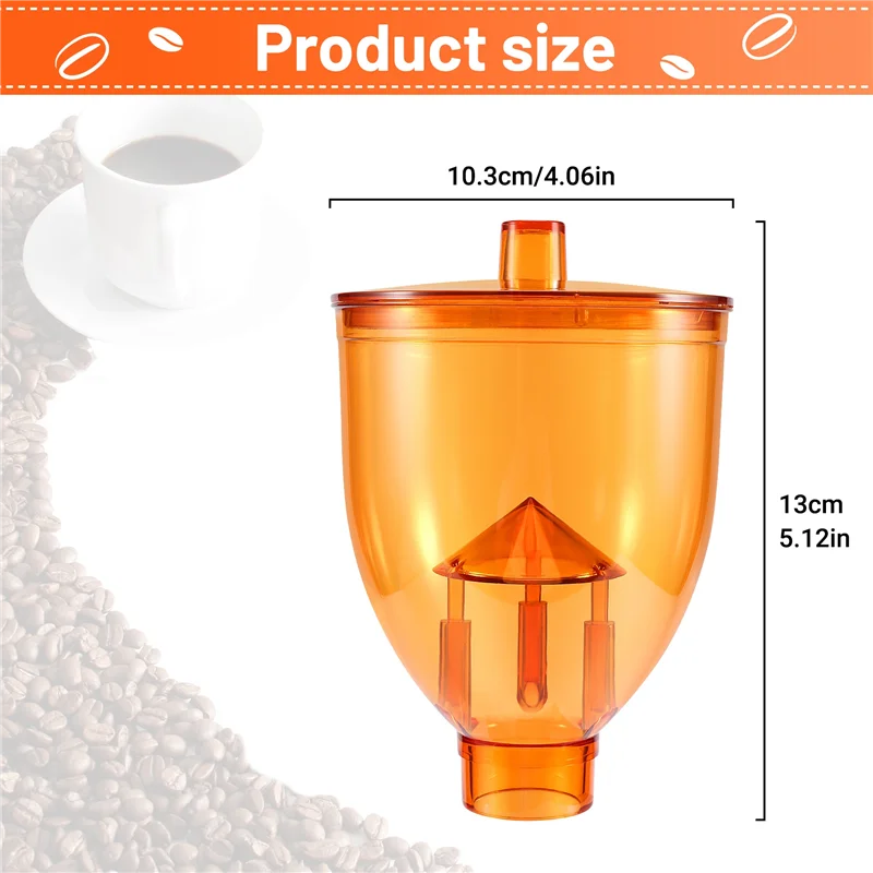 AB43-Kaffeemühle Teil Hopper für Xeoleo N600 Maschine, verhindern Sprungfunktion, Kaffeebohnenbox, Kaffeebohnenbehälter