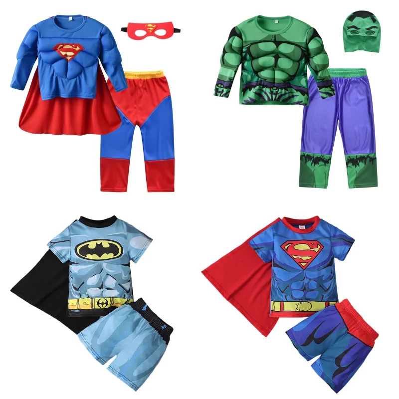 marvel-the-avengers-kids-superheo-boys-cosplay-costume-party-super-muscle-suit-children-tops-pants-cloak-set-clothes-halloween