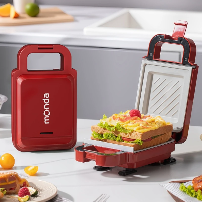 

Электрическая сэндвичница 550 Вт, домашняя вафельница, тостер, многофункциональная машина для завтрака, бытовой прибор для приготовления блинов и стейков