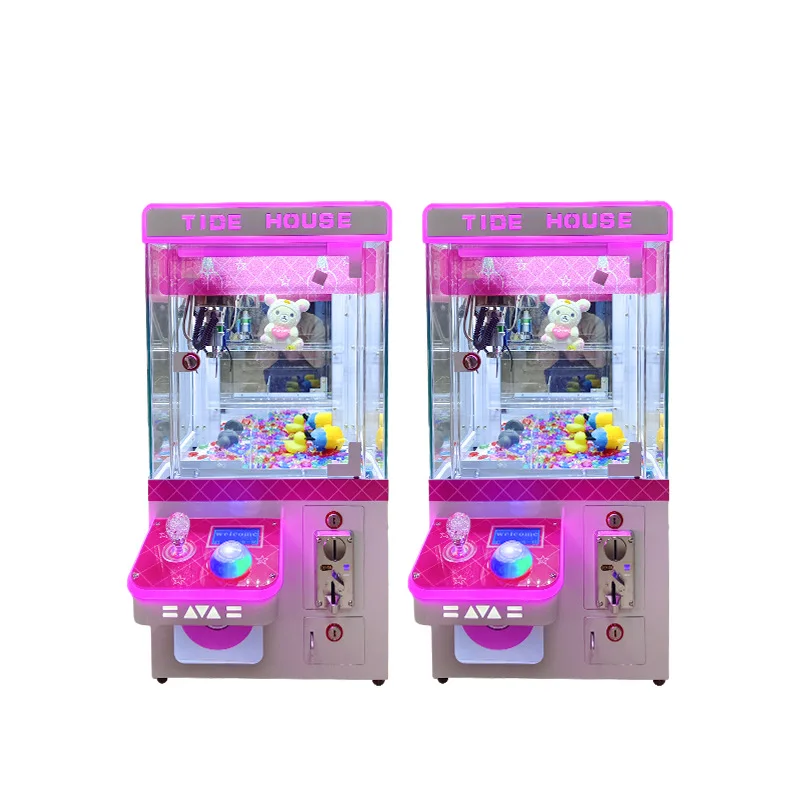 Wholesale Custom Mini Claw Crane Machine Candy Pusher For Kids Coin Operated
