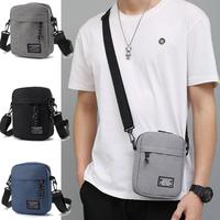 Mini Nylon Shoulder Bag Men Solid Color Crossbody Bag Casual and Fashionable Retro Business Crossbody Bags for Men Hand Bag