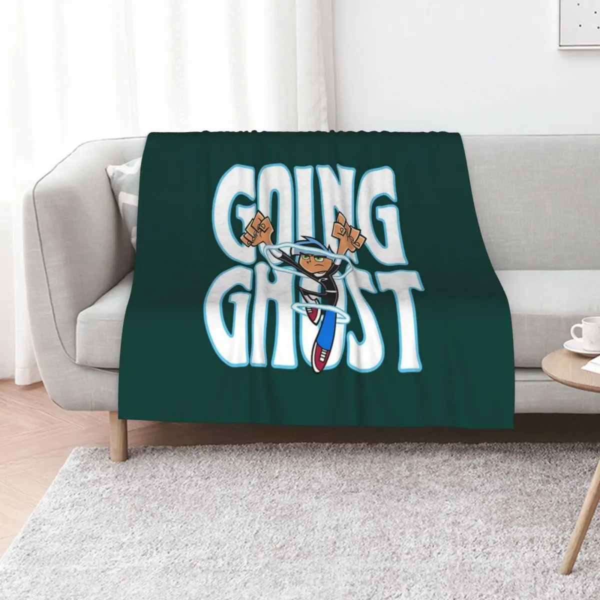 

Danny Phantom Going Ghost Halloween Throw Blanket Giant Sofa Decorative Beds Hair For Decorative Sofa Blankets