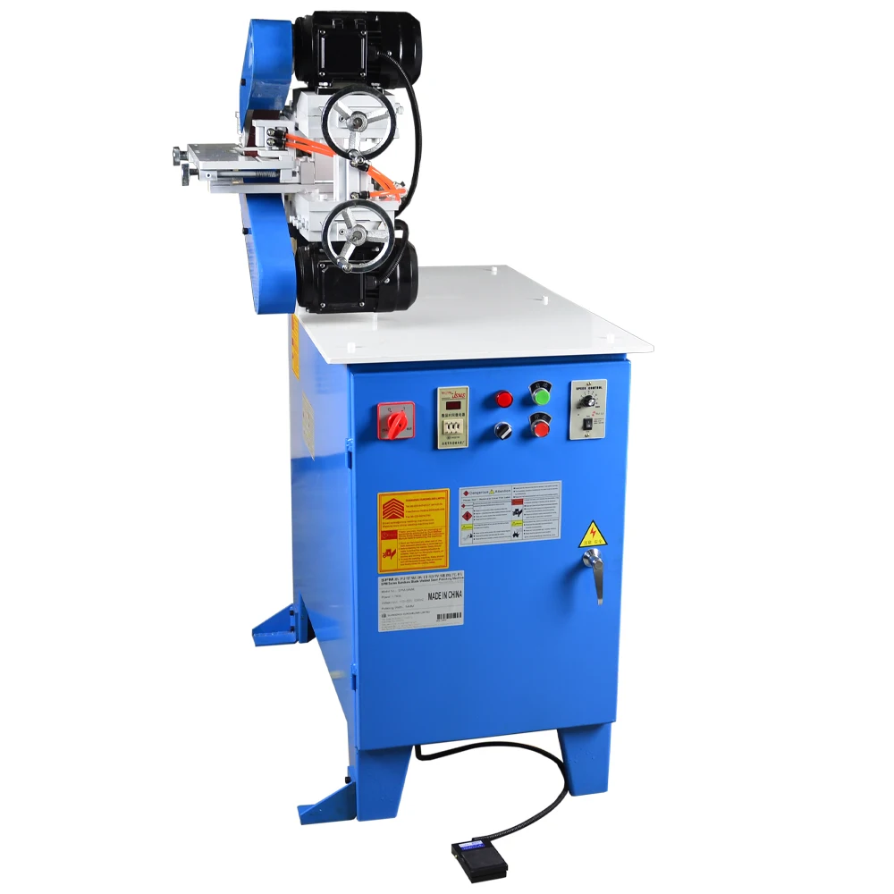 Auto Bandsaw Blade Dual Side Clean Grinder Weld Seam Polishing Machine