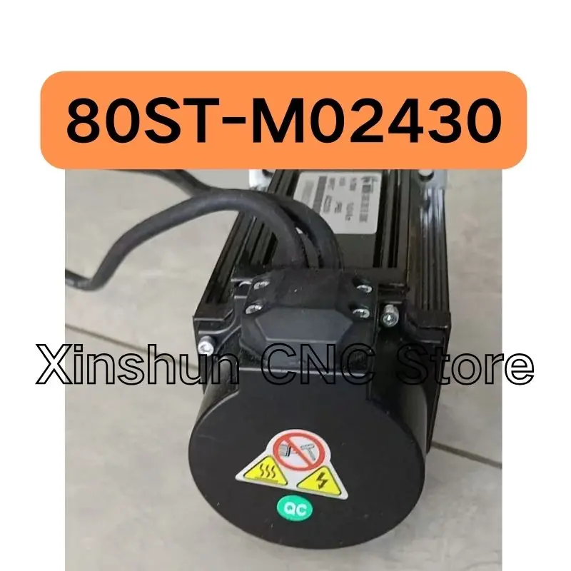 Second hand 80ST-M02430 servo motor 0.75KW tested OK, quickly shipped