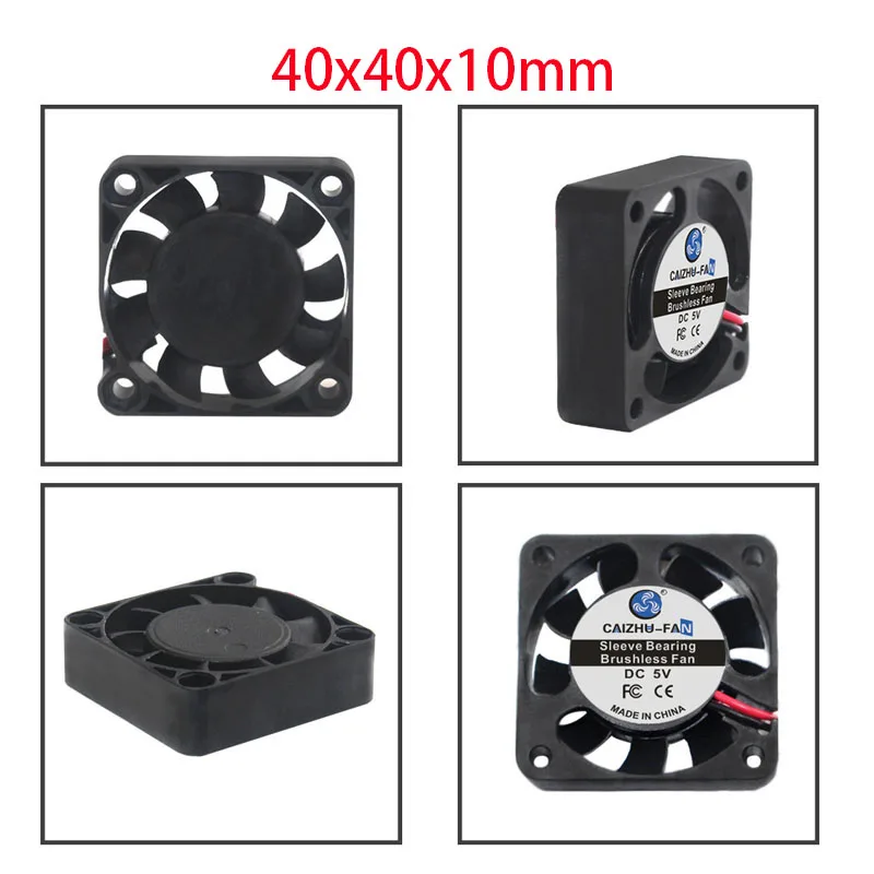 5V 12V 24V Cooling Fan 4010 5010 6010 8010 Cooler Fan 3D Printer Parts Computer CPU Cooling Fan Radiator Extruder Fan