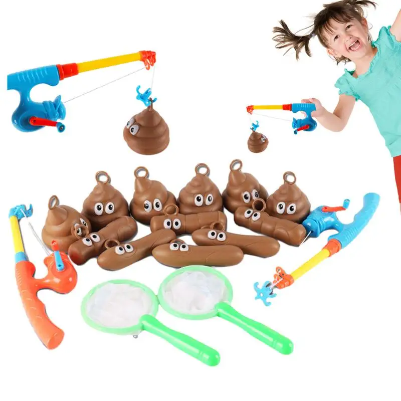 

Funny Poop Gags Funny Fishing Bath Game Toy Carefully Designed Puzzle Interactive Toy For Birthday Children's Day Party And