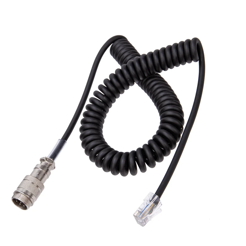 8Pin To RJ-45 Handheld Ridao Speaker Microphone PU Cable Adapter For Yaesu MD-200 MD-100