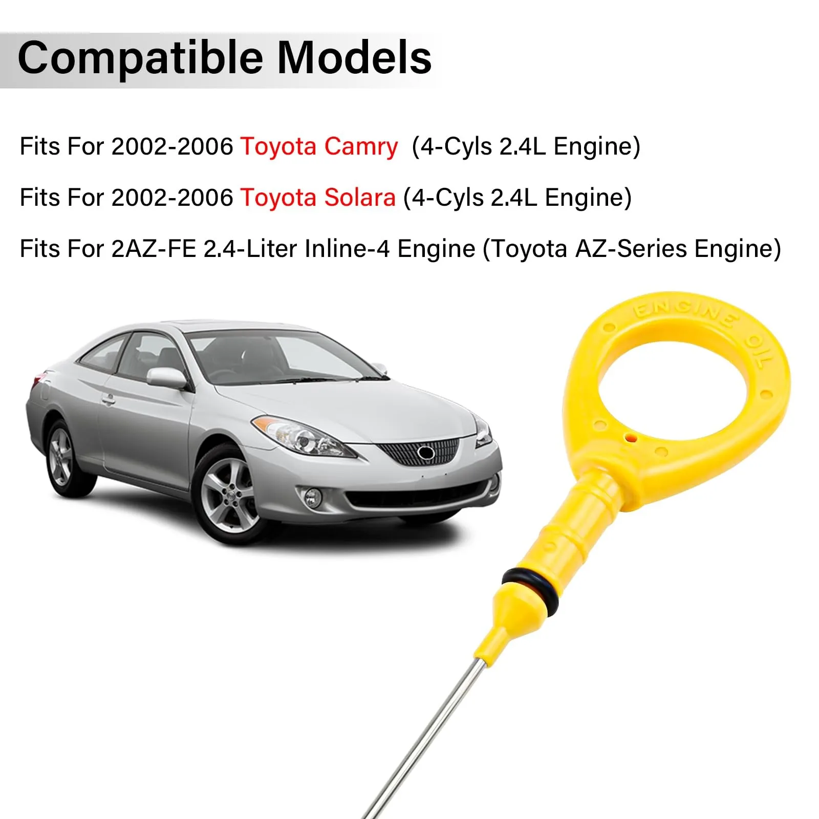 Engine Oil Dipstick 917-396 15301-0H012 For Toyota Solara Camry 2002-2006