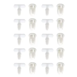 10 Sets Auto Fastener Clips Side Skirt Door Sill Card Panel Linning Repair Trim Clips for Mercedes Benz