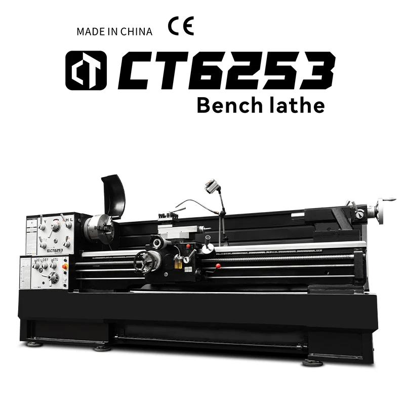 7.5kW 1500mm Lengthened Industrial Metal Lathe Machine CT6253 Heavy Duty Lathe Machine for Metal Woodworking