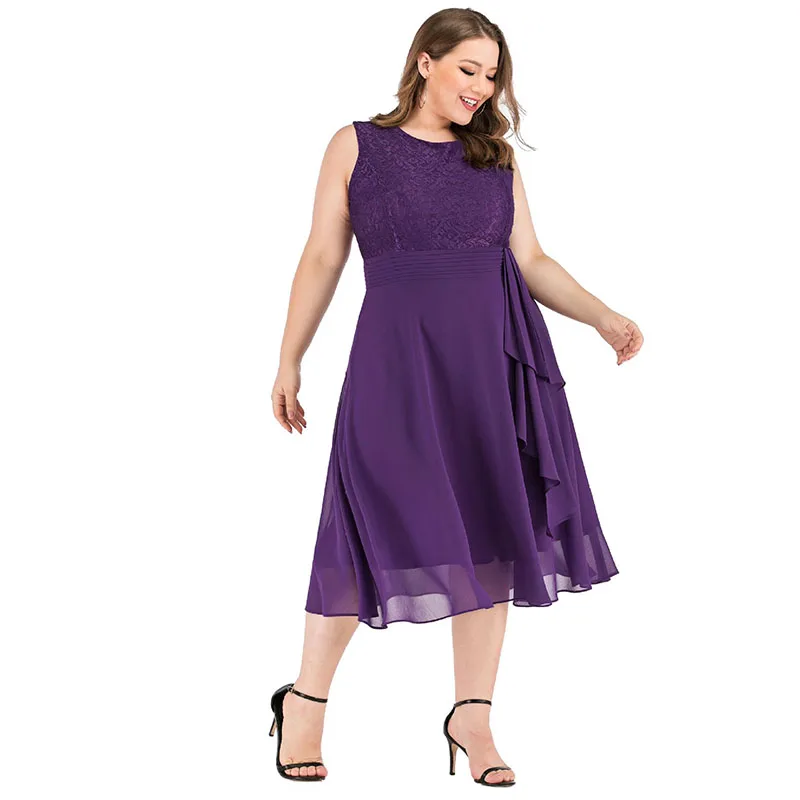 Robe Courte de Couleur Violette pour Femme, Vêtement de COCKTACanon, WhatsApp, GCMY PLUS, SIréfléchissant, Élégant, Nouvelle Collection