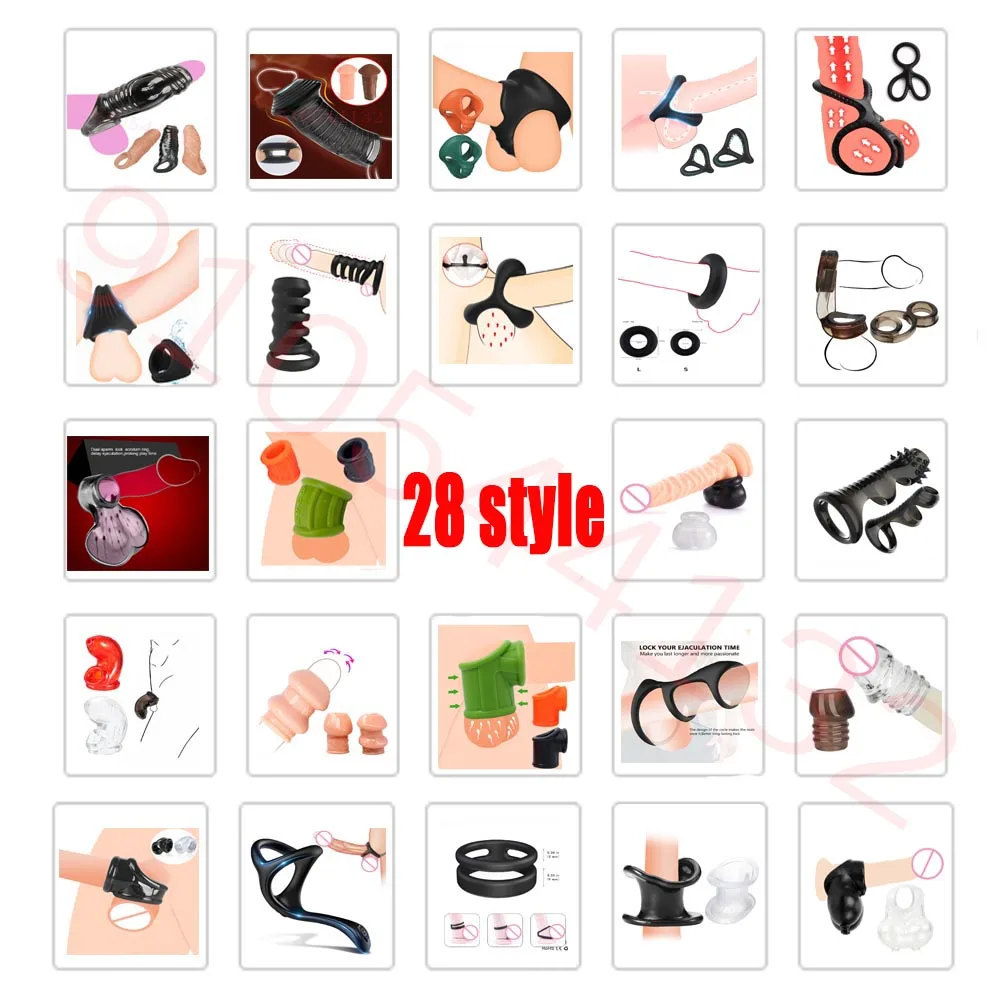 Male Chastity Penis Ring/Scrotum Bind Sleeve/Cock Cage/Prepuce Blocking Sex Toy For Locked Sperm Dick Enlarger G Spot Stimulator