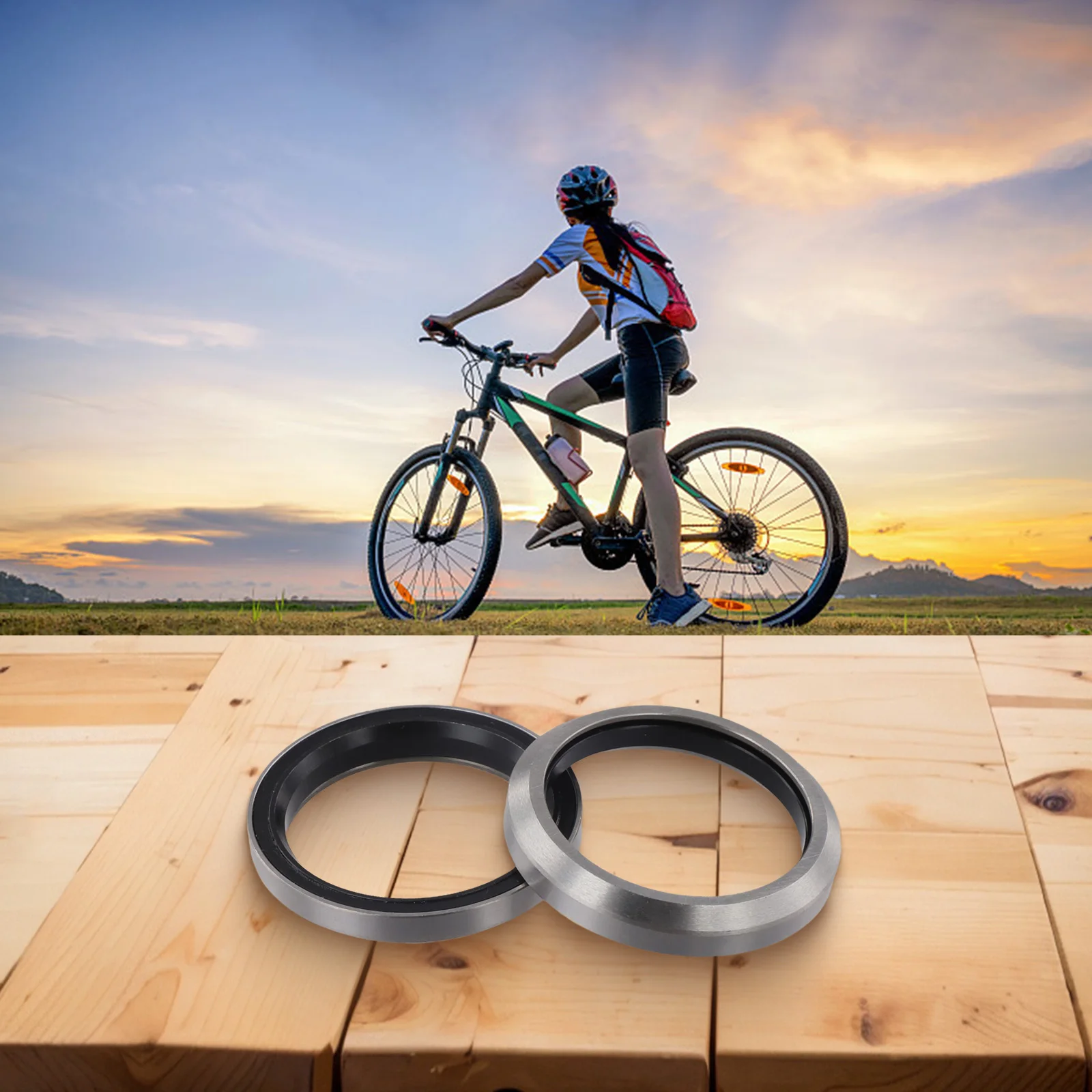 

Высокопроизводительные 2 шт. подшипники для велосипедной гарнитуры 51 8x40x8 мм с резиновым уплотнением для оптимальной функциональности и шумоподавления