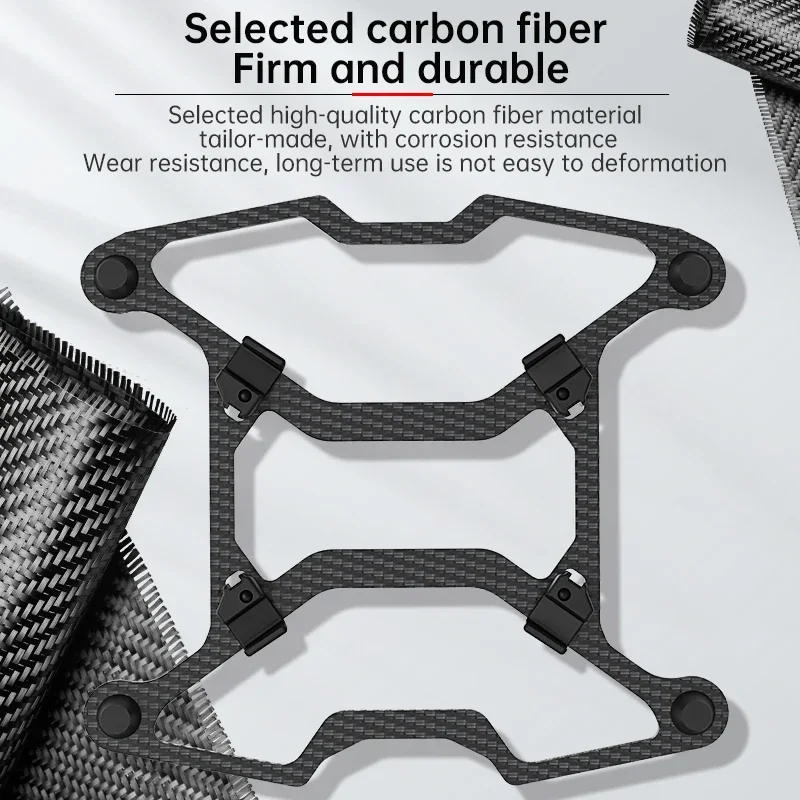 RCSTQ Carbon Fiber Bottom Armor For DJI Avata 2 Protective Anti-Collision Bottom Armor Height Bracket for Dji Avata2 Accessories